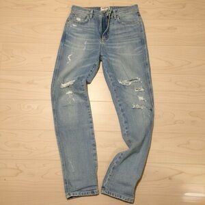 AGOLDE Roxanne Super High Rise Skinny Jeans - Size 25 - 28.5” Inseam